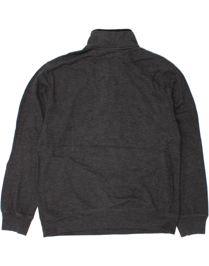 NAUTICA Mens Zip Neck Sweatshirt Jumper XL Grey Cotton Vintage Nautica and Second-Hand Nautica from Messina Hembry 