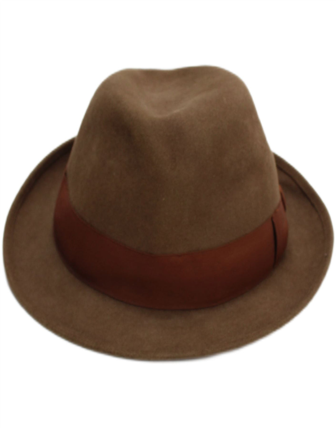 BORSALINO Womens Fedora Hat One Size Brown Classic