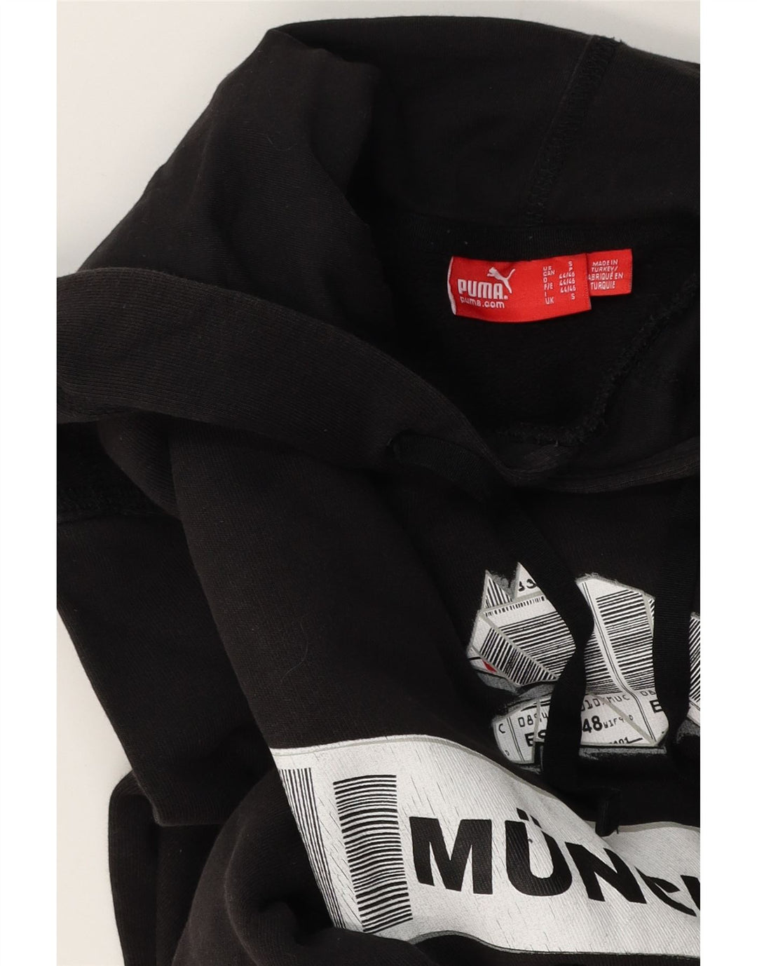 Męski sweter z kapturem Puma Munchen Graphic, mały, czarny