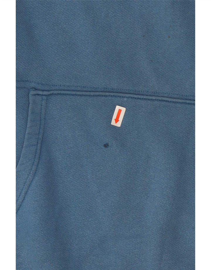 Męski sweter z kapturem i grafiką Levi's, duży, niebieski, bawełniany
