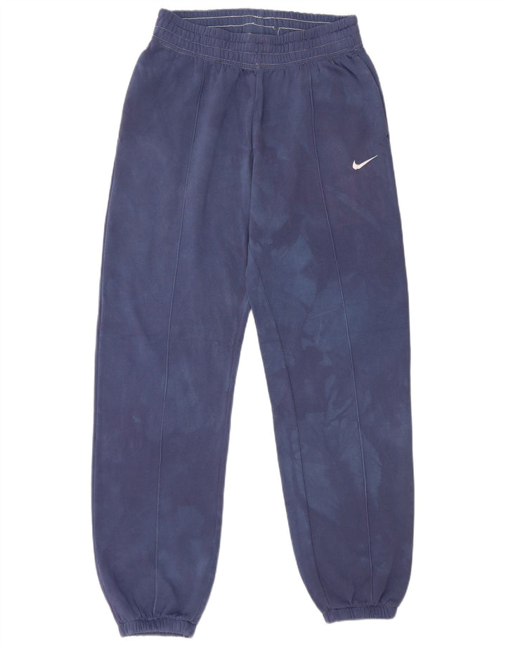 Męskie spodnie dresowe Nike, małe, niebieskie, bawełniane