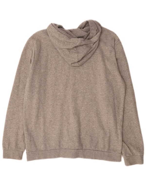 Chłopięcy sweter z kapturem Champion z grafiką, 15-16 lat, 2XL, szara, nakrapiana bawełna