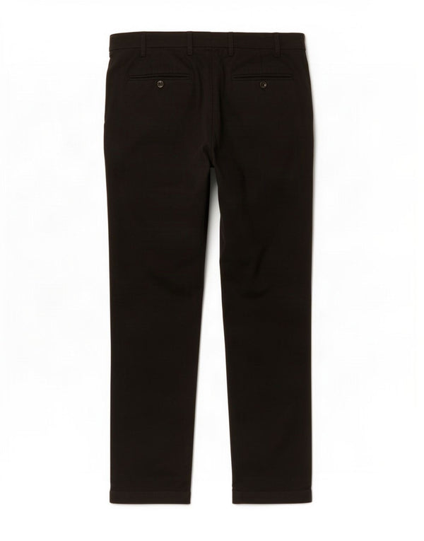 Marks & Spencer Męskie spodnie garniturowe slim fit W38 L28 Czarny poliester