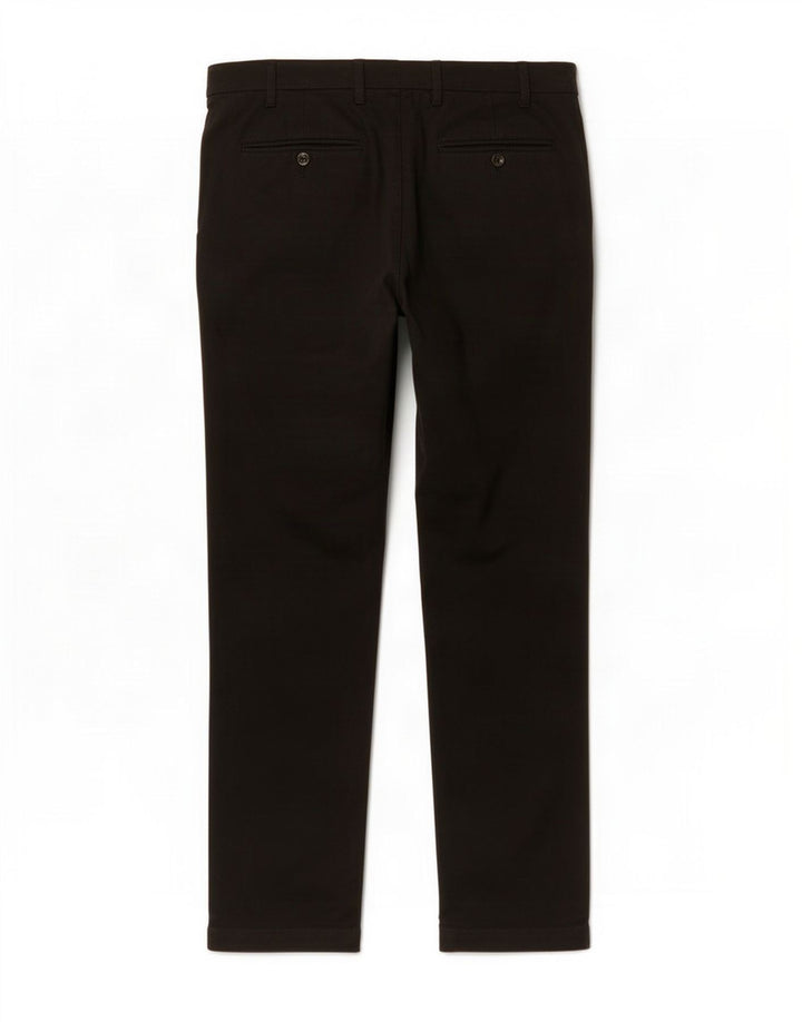 Marks & Spencer Męskie spodnie garniturowe slim fit W38 L28 Czarny poliester