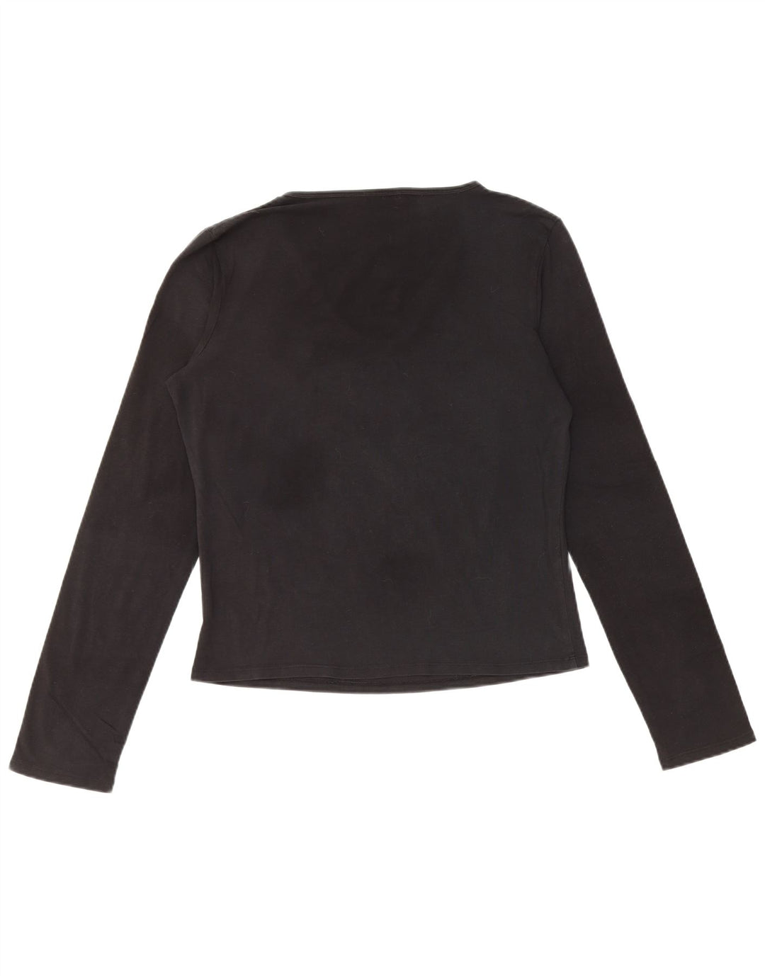 Damski krótki top ICEBERG z grafiką, długim rękawem IT 46, duży, czarny w kwiaty