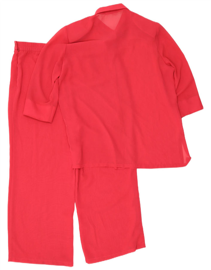 Frankenwalder Damski zestaw 2-częściowy z rękawem 3/4 EU 44 XL W34 L27 Czerwony Poliester
