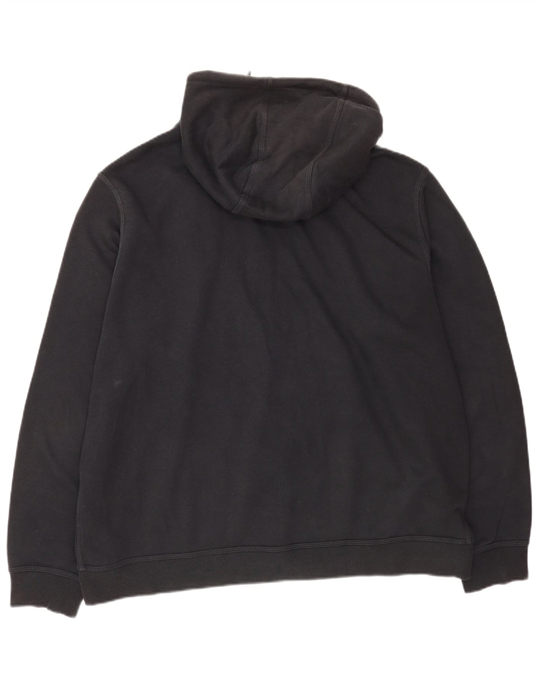 Męski sweter z kapturem i zamkiem Nike, 2XL, czarna bawełna
