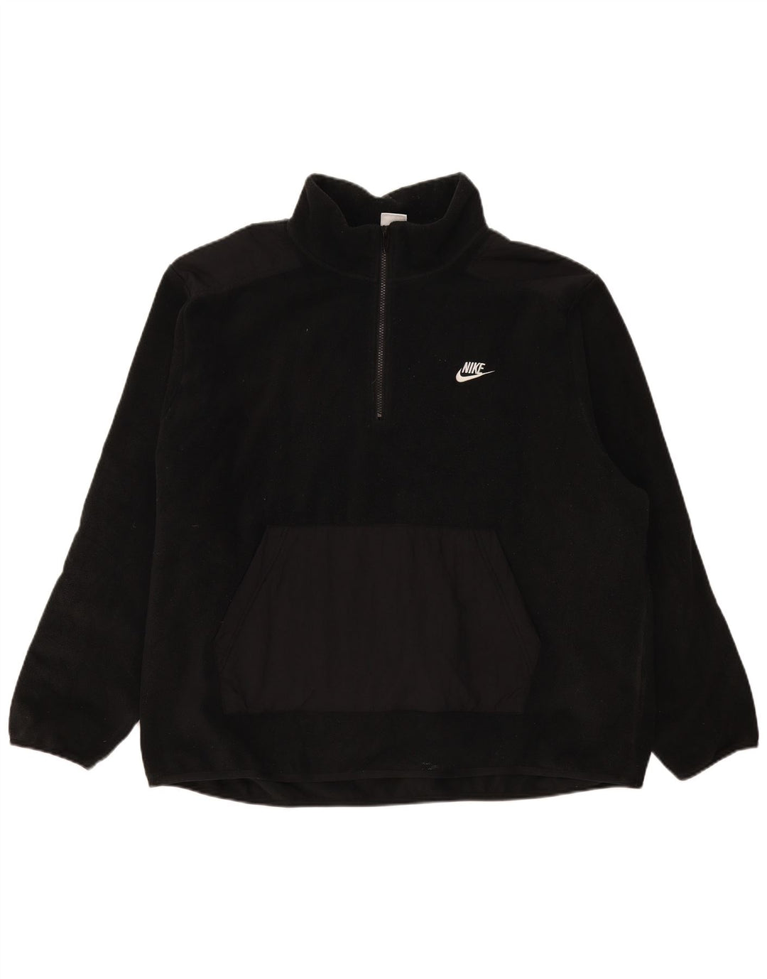 Męski sweter polarowy Nike z zamkiem błyskawicznym 2XL w kolorze czarnym