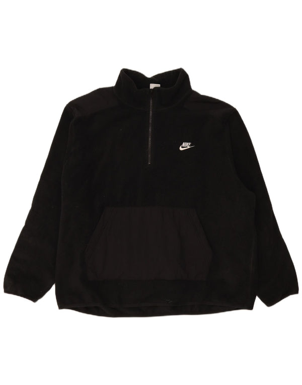 Męski sweter polarowy Nike z zamkiem błyskawicznym 2XL w kolorze czarnym