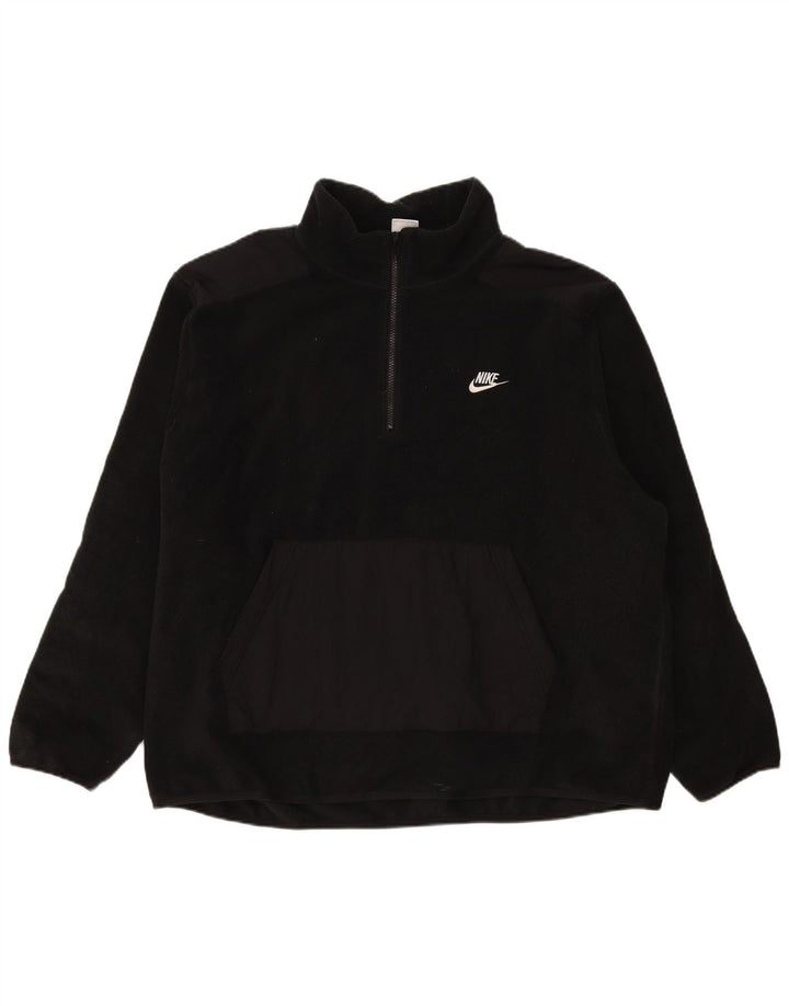 Męski sweter polarowy Nike z zamkiem błyskawicznym 2XL w kolorze czarnym