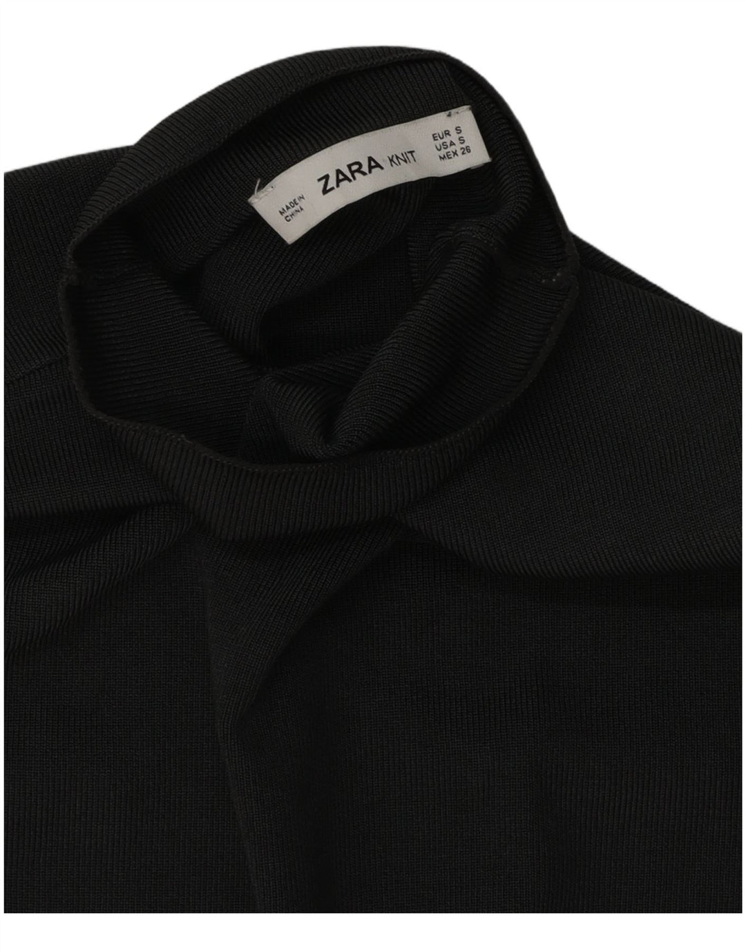 Damski, dzianinowy top bez rękawów Zara UK 10, mały, szary