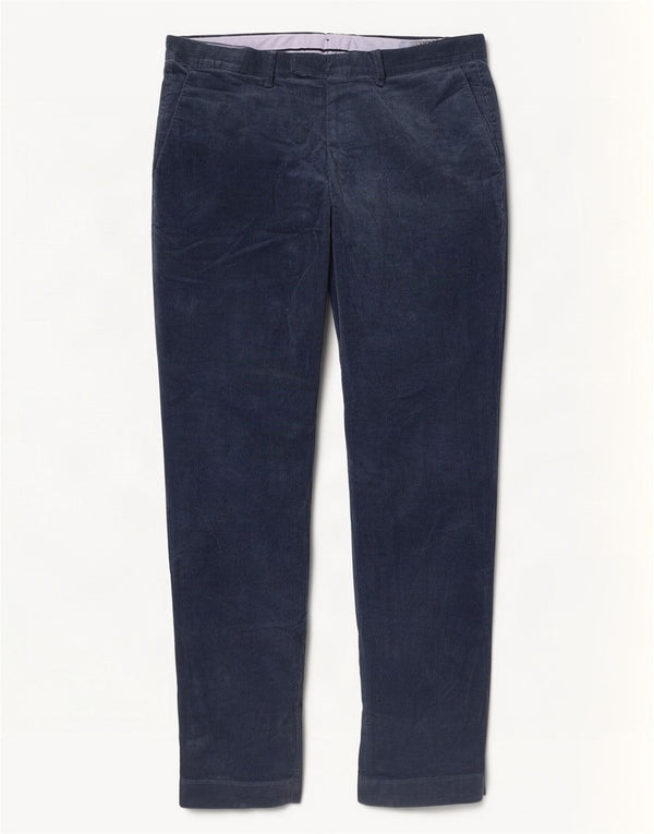 Męskie spodnie sztruksowe Polo Ralph Lauren Stretch Slim Fit W34 L32 Granatowe