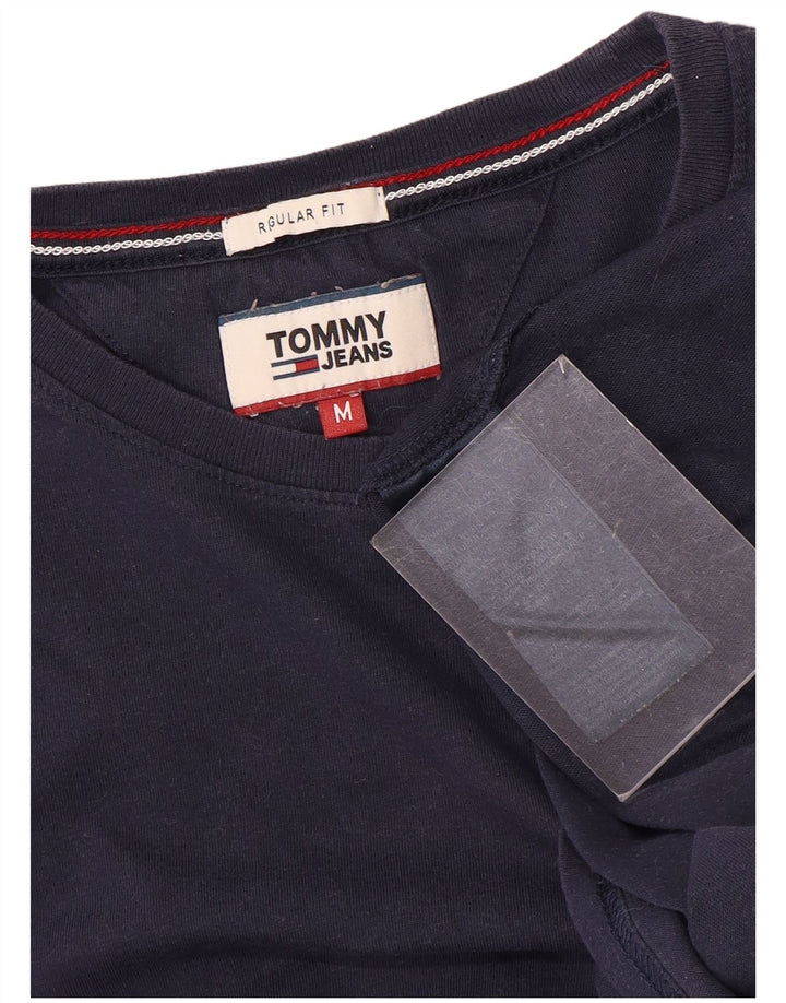 T-shirt męski Tommy Hilfiger o regularnym kroju, średni, granatowy, bawełniany
