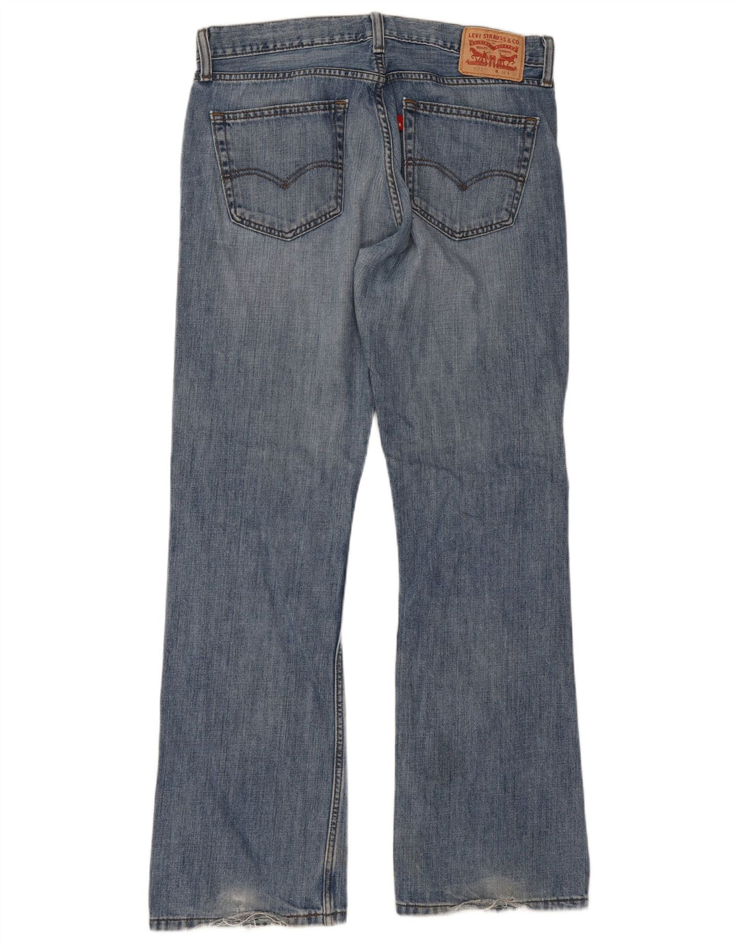 Męskie dżinsy Levi's 527 Bootcut W34 L32 Niebieska bawełna