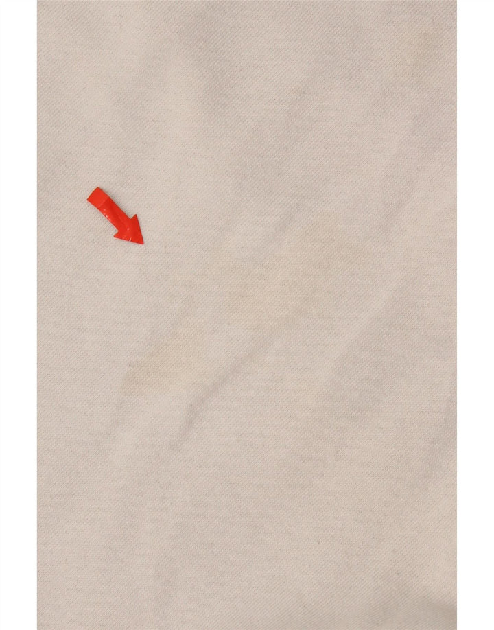 Męski sweter Champion z grafiką i zamkiem błyskawicznym, kolor średni, biały