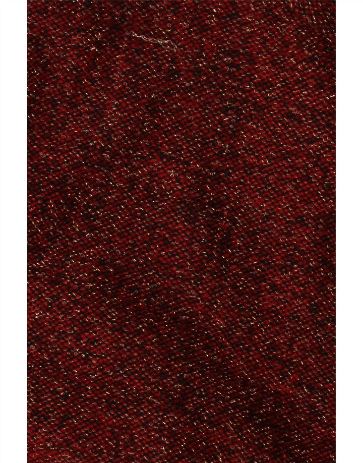 Damska sukienka sweterkowa z długim rękawem PACO BOUTIQUE UK 14, duża, czerwona, nakrapiana