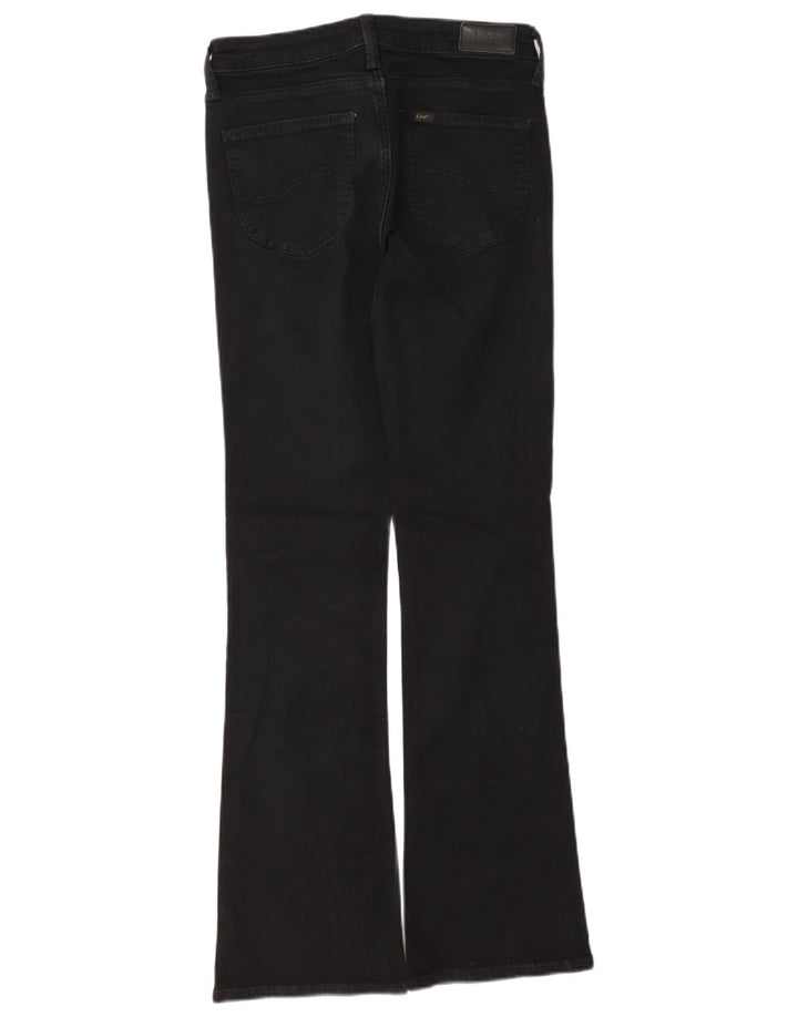 Damskie jeansy Lee Hoxie Bootcut W28 L31, czarne, bawełniane