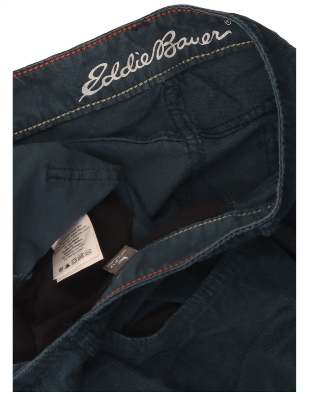 Spodnie sztruksowe EDDIE BAUER Damskie US 12 Large W34 L28 Granatowe