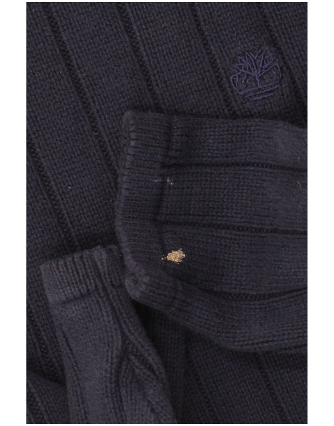 Męski sweter Timberland z okrągłym dekoltem, średni granatowy, bawełniany