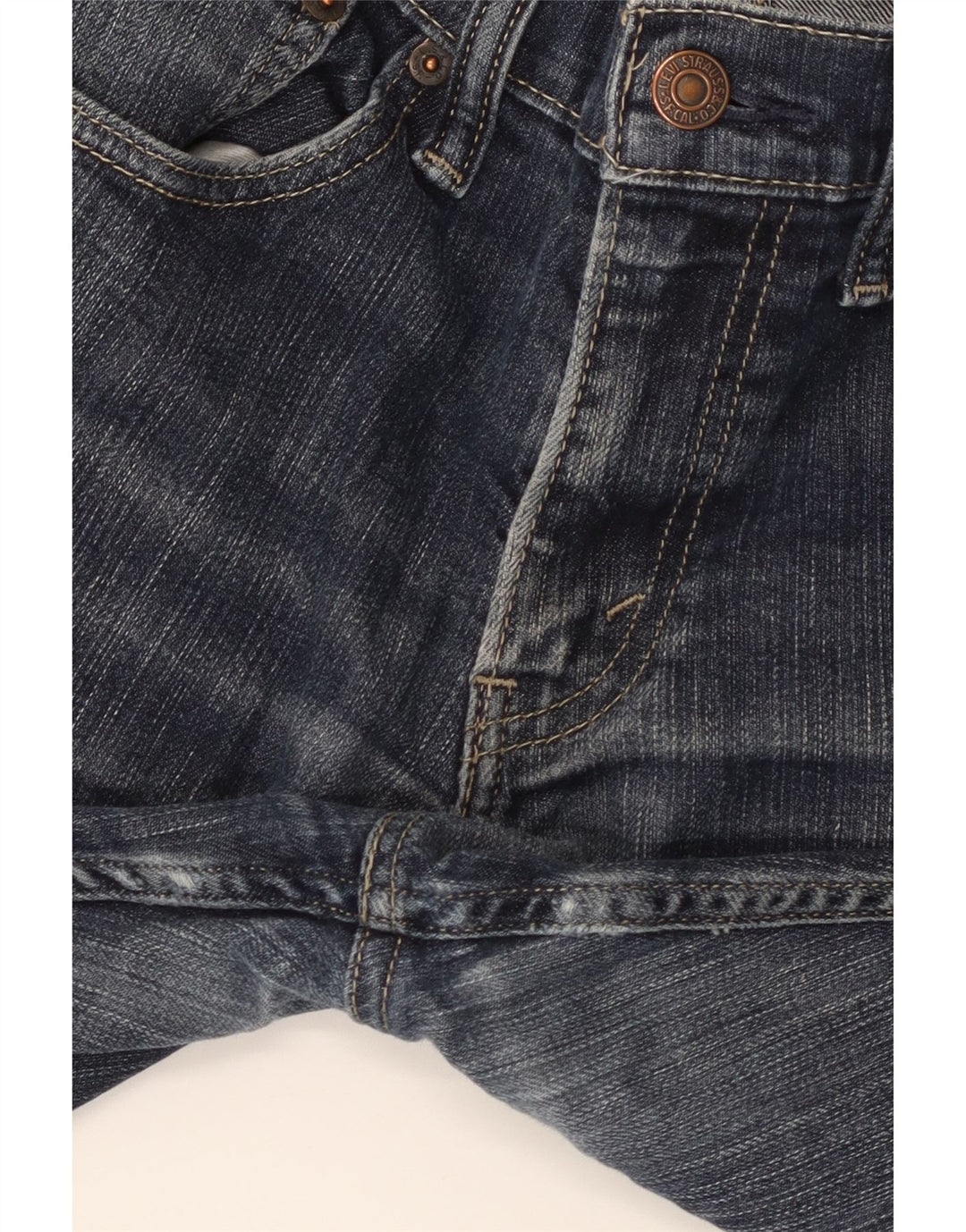 Męskie jeansy LEVI'S 511 zwężane W31 L32, niebieska bawełna