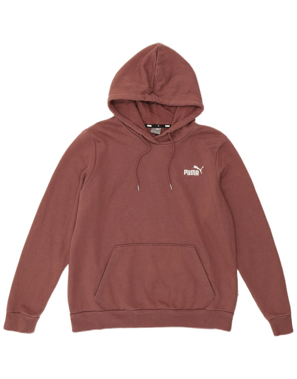 Damski sweter z kapturem PUMA UK 16, duży, brązowy, bawełniany