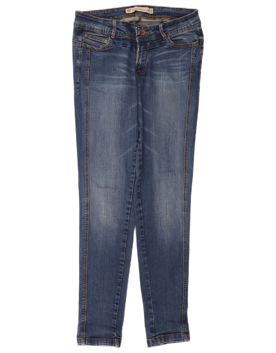 Damskie jeansy Zara Trafaluc Slim EU 40 Medium W30 L30 Niebieskie