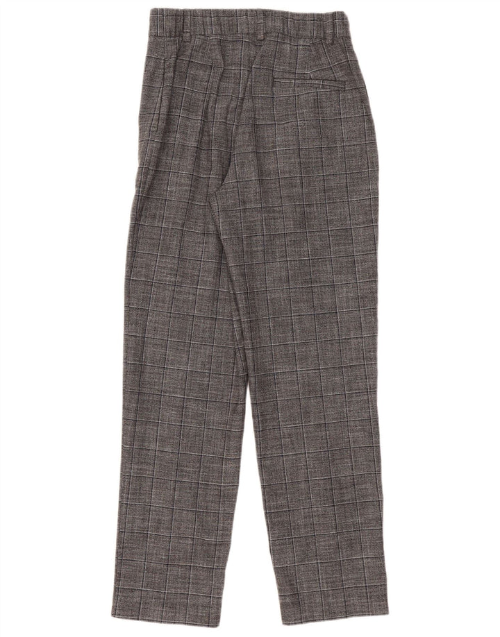 Damskie spodnie Chino Marks & Spencer UK 12 Medium W30 L30 Szara kratka