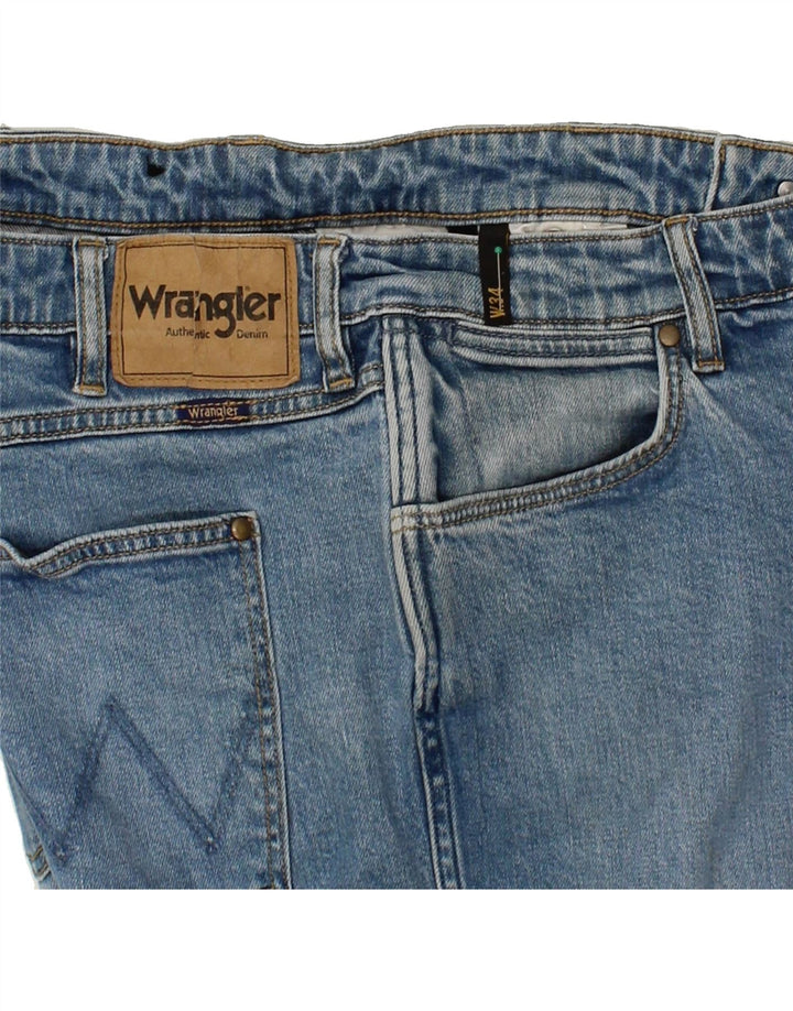 WRANGLER Womens Slim Jeans W34 L29  Blue Cotton Vintage Wrangler and Second-Hand Wrangler from Messina Hembry 