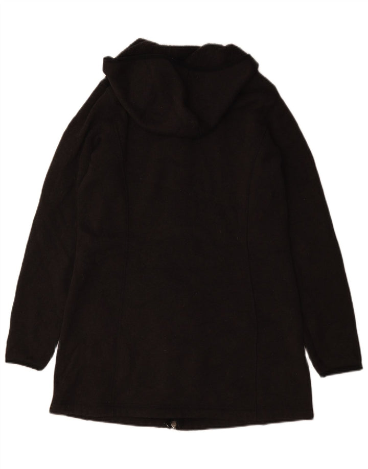 Damski płaszcz z kapturem L.L.Bean UK 10, mały, szary poliester