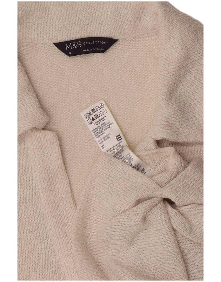 Damska koszulka polo Marks & Spencer UK 12, średni biały poliester