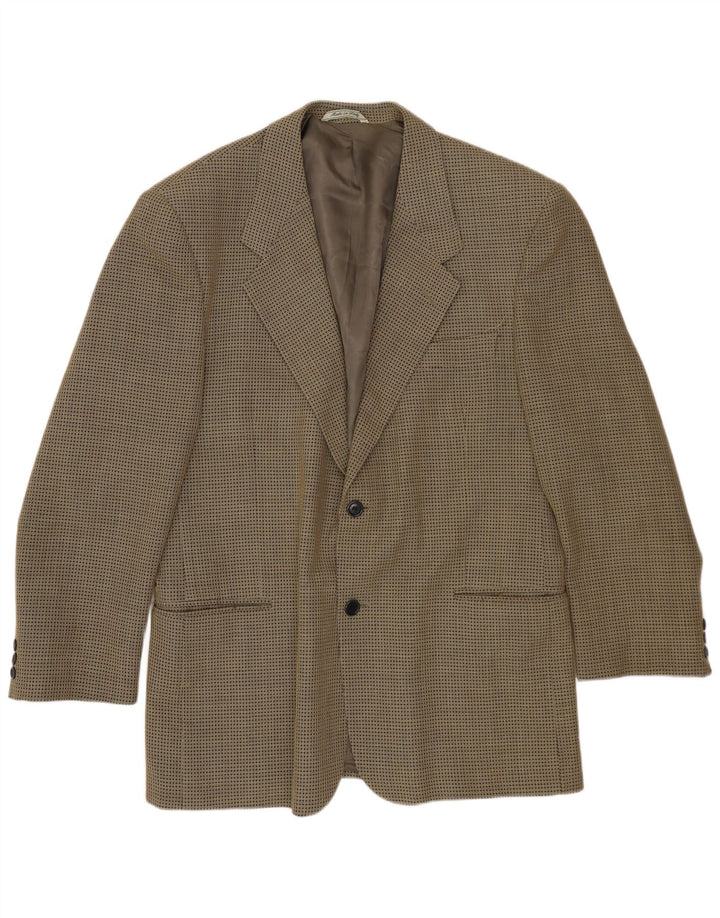 Ing Loro Piona & Co. Męska marynarka zapinana na 2 guziki IT 54 2XL Khaki w cętki