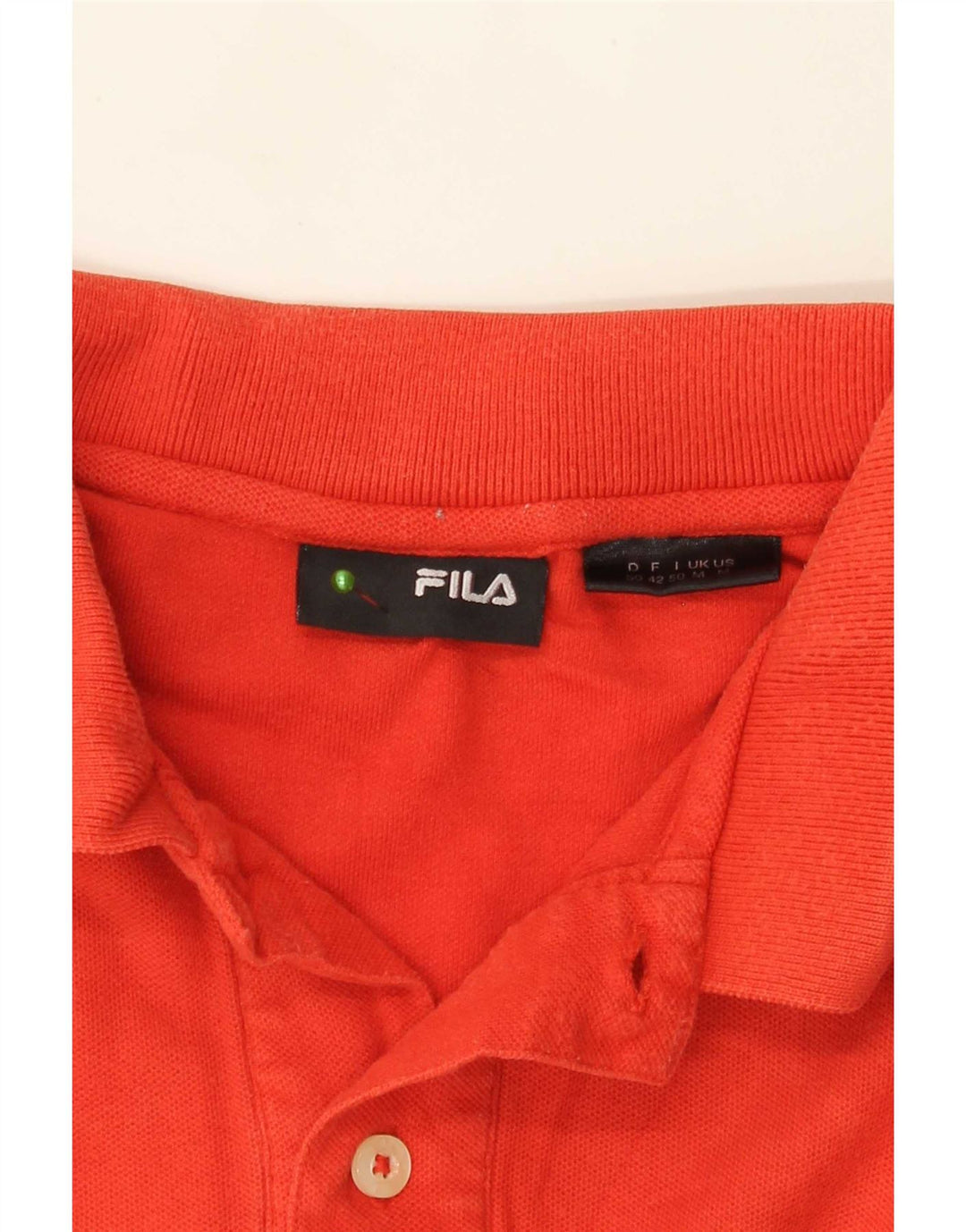 Męska koszulka polo Fila w kolorze średnio czerwonym