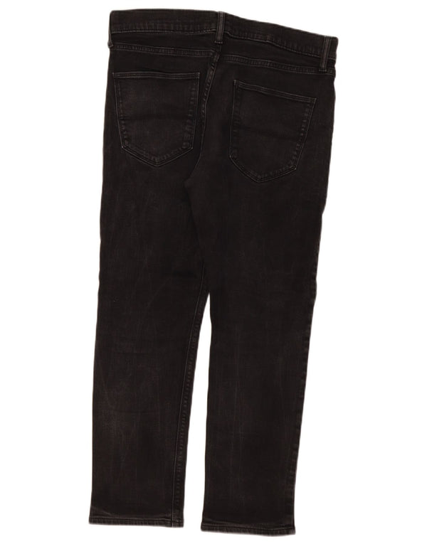 Marks & Spencer Womens Slim Jeans W32 L27 Black Cotton