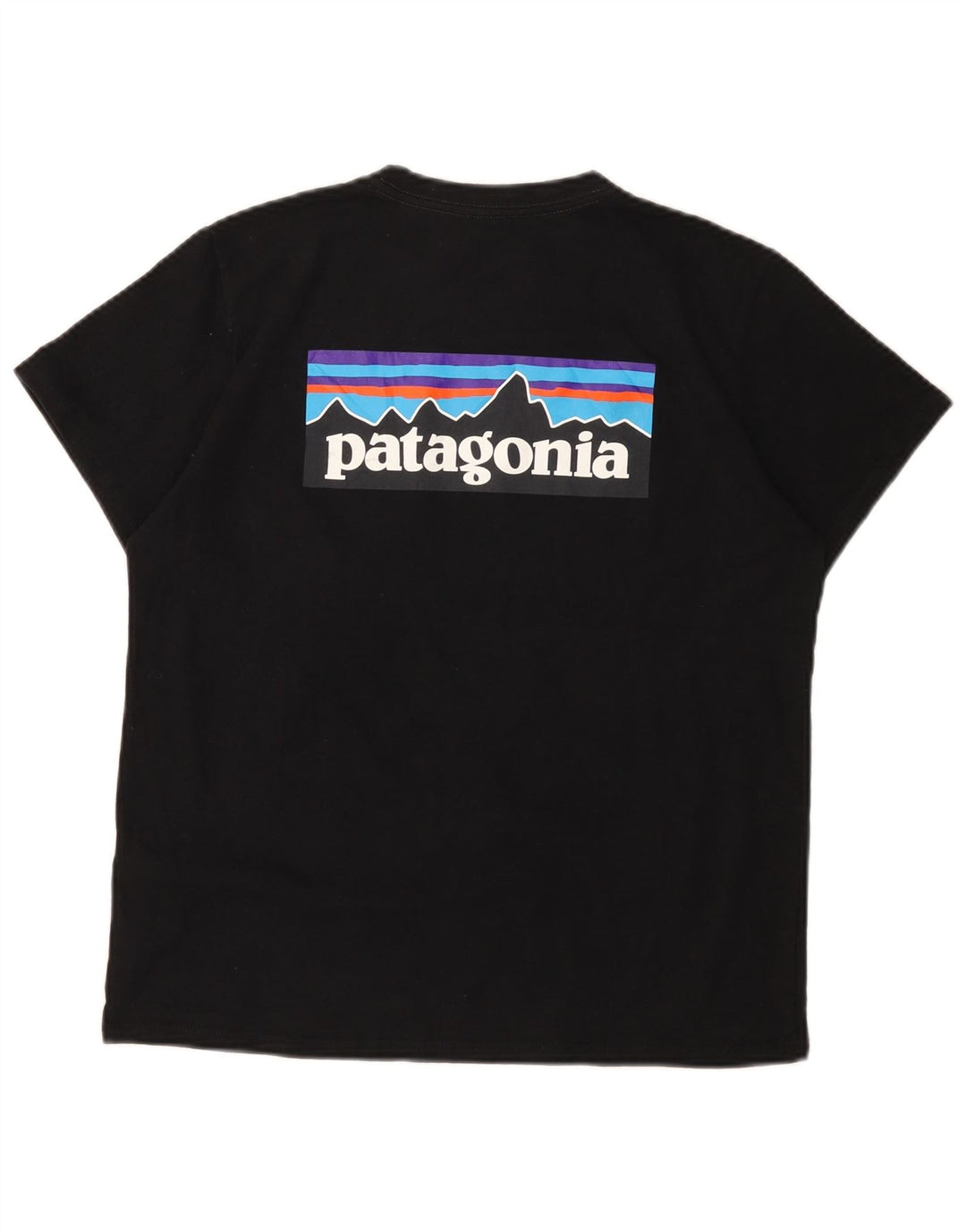 Damska koszulka z grafiką Patagonia Top UK 16, duża, czarna, poliester