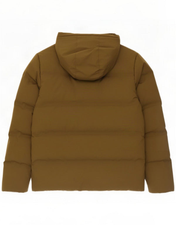 Patagonia Męska ocieplana kurtka z kapturem UK 36 Small Khaki Poliester