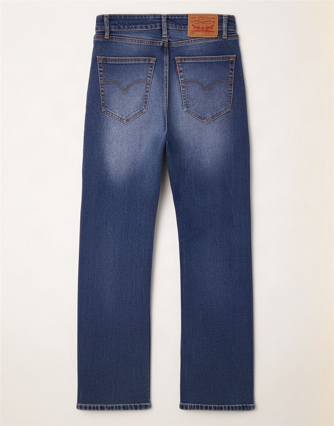 Męskie jeansy Levi's 517 Bootcut W30 L30 Niebieska bawełna