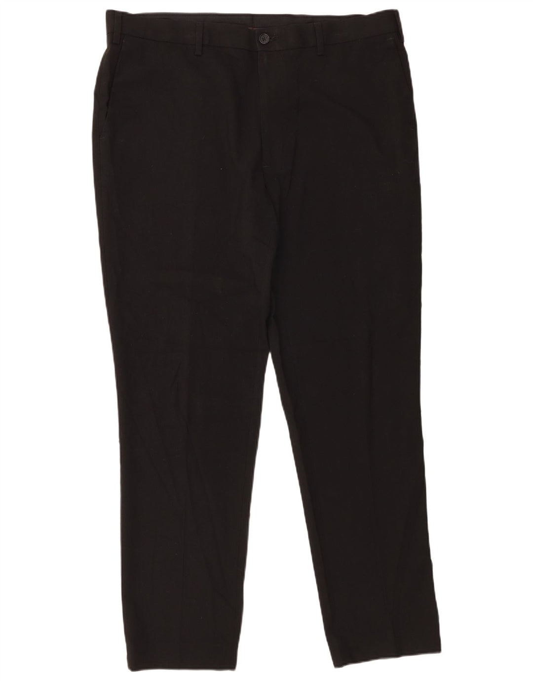 Męskie spodnie typu slim chino Marks & Spencer W38 L31, czarny poliester