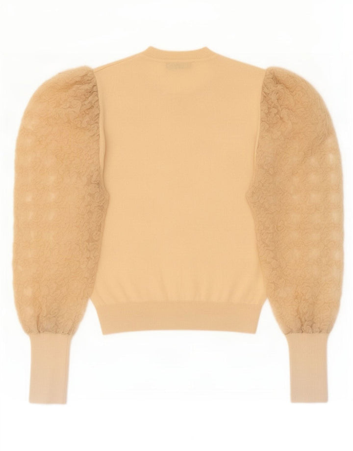 Bluzka damska Zara Top UK 12 średni beż