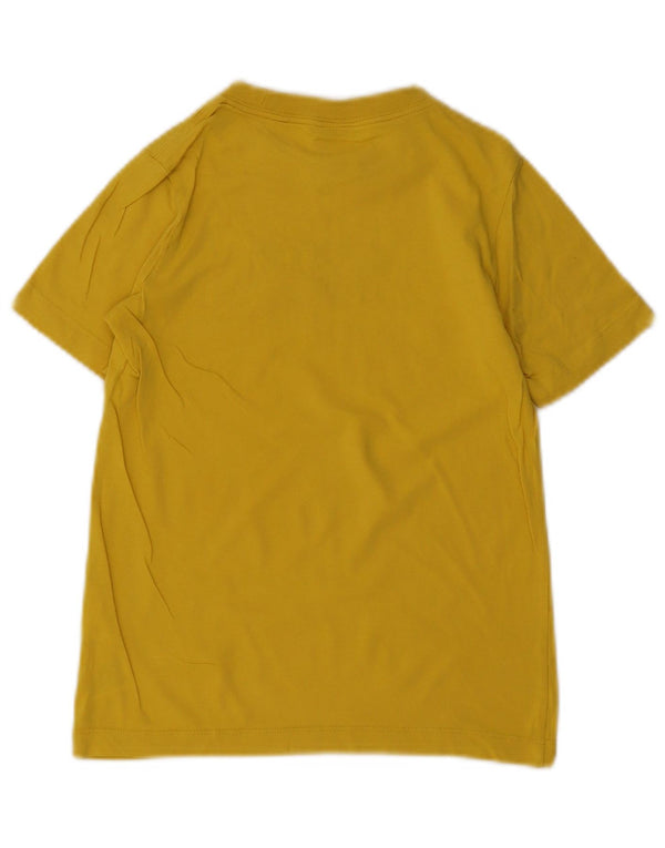 Chłopięcy T-shirt z grafiką Nike w wieku 8-9 lat, mały, żółty, bawełniany