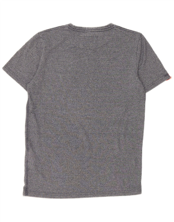 T-shirt męski Superdry, mały, szary, bawełniany Tie Dye