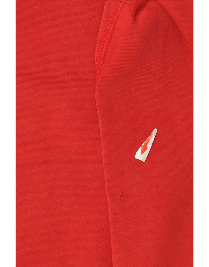Męski sweter z kapturem Nike, UK 39/41, średni czerwony, bawełniany
