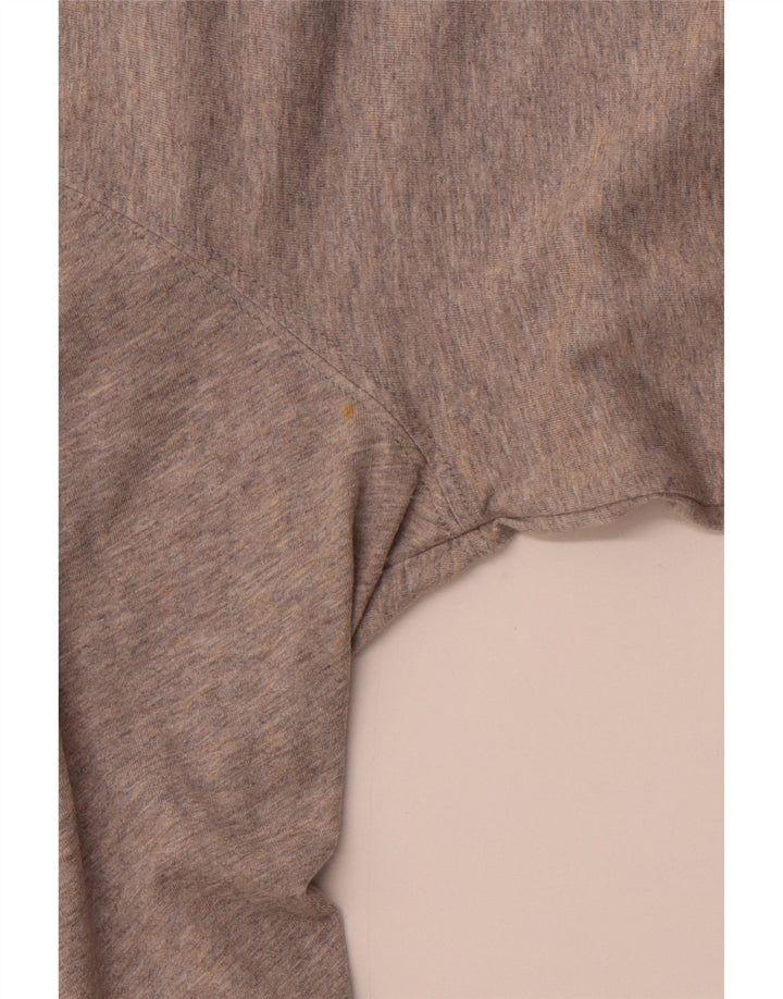 Męski top TOMMY HILFIGER Heritage z grafiką, długim rękawem, średnioszary, bawełniany