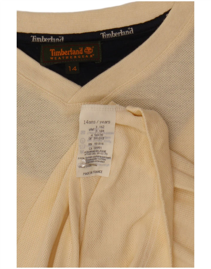 Bluza chłopięca Timberland 13-14 lat, biała, bawełniana