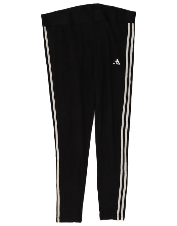 Adidas Womens Leggings UK 20/22 XL Black Cotton