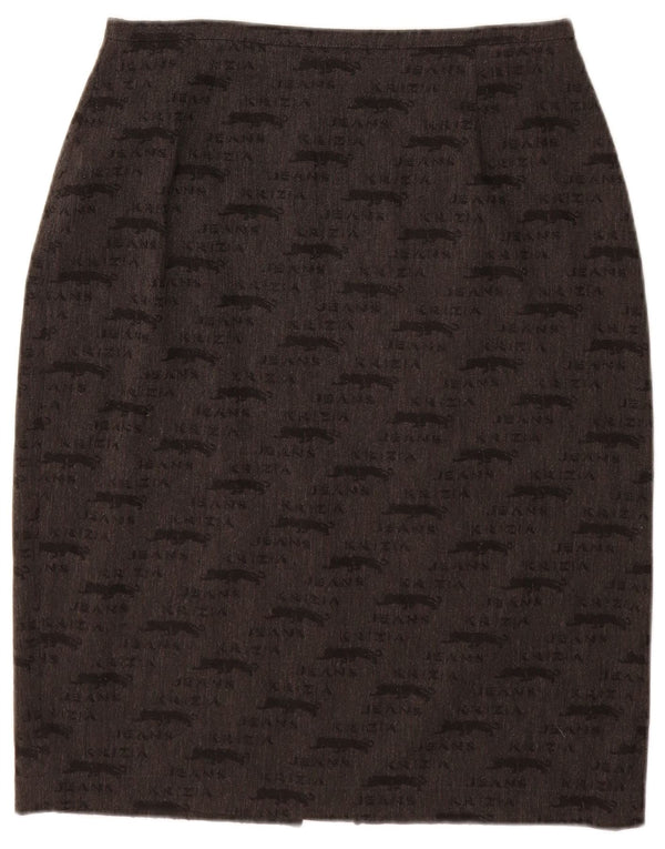 Damska spódnica ołówkowa KRIZIA JEANS UK 12 Medium W28 szara