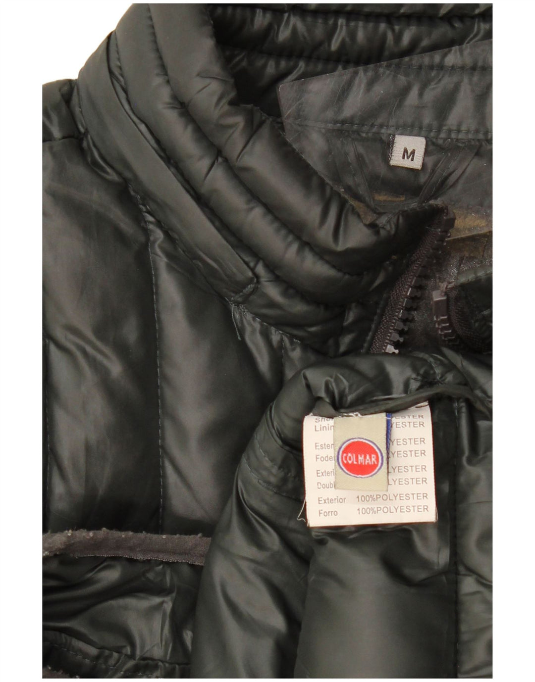 Męska wyściełana kamizelka Colmar UK 38, średni khaki, poliester