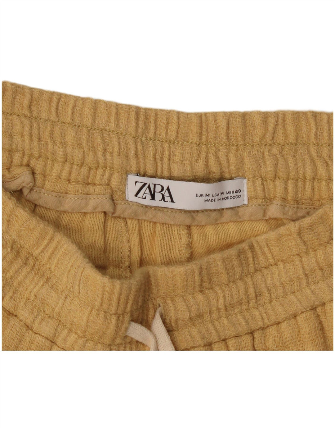 Damskie zwężane spodnie chino Zara, średnie W28 L30, beżowe