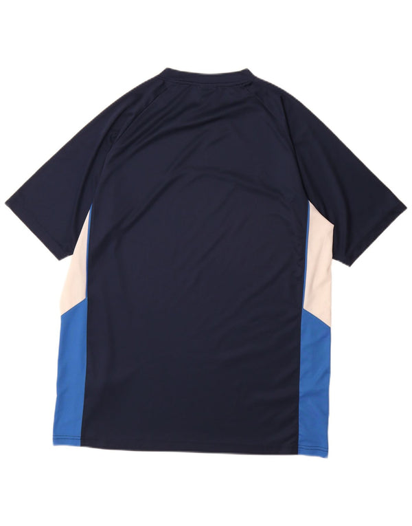 T-shirt męski Nike Fit Dry UK 42/44, duży granatowy blok kolorów