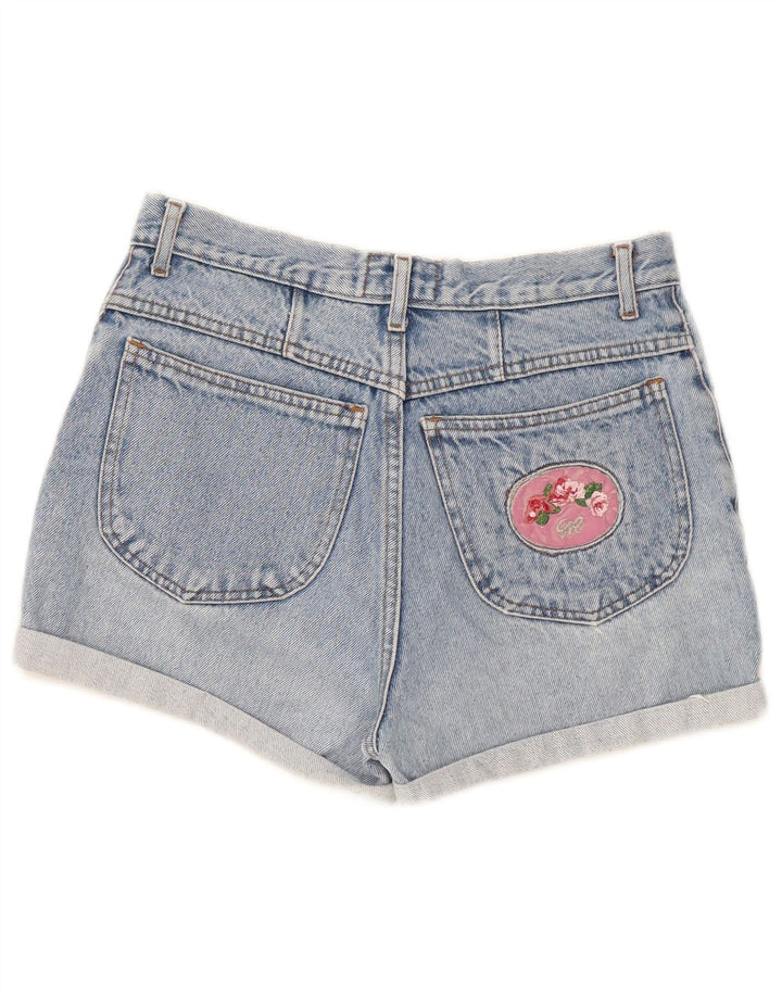Damskie spodenki jeansowe Vintage W30 Średnioniebieskie bawełniane