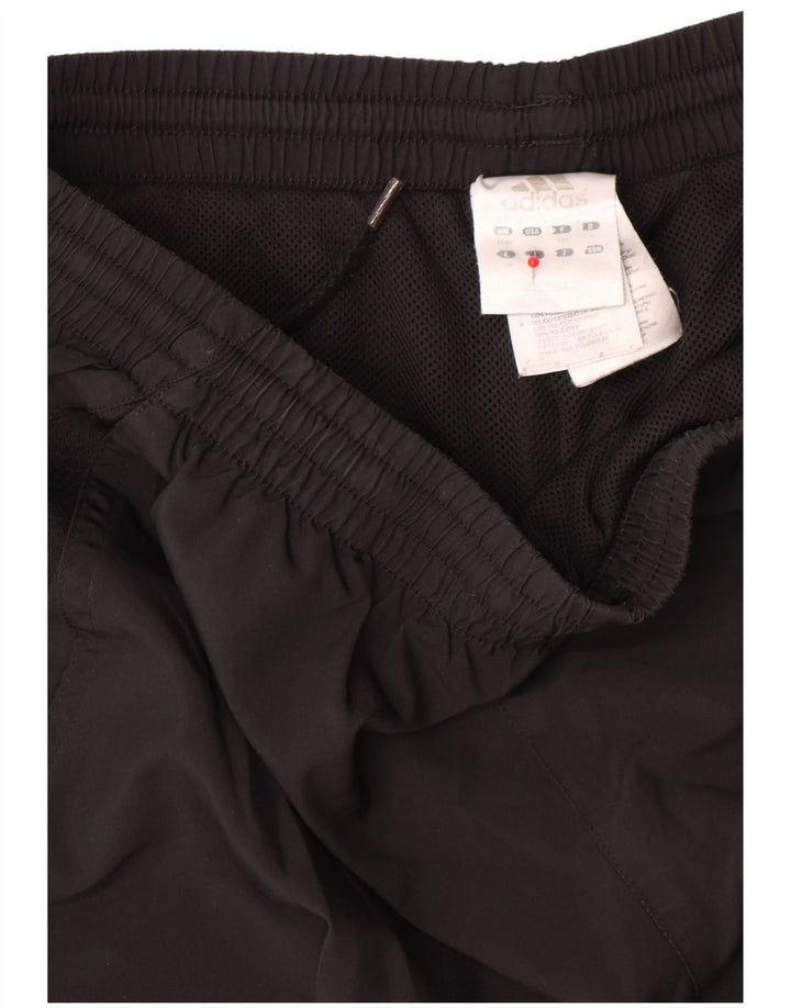 Męskie spodnie dresowe Adidas UK 42/44, duże, czarne, poliestrowe
